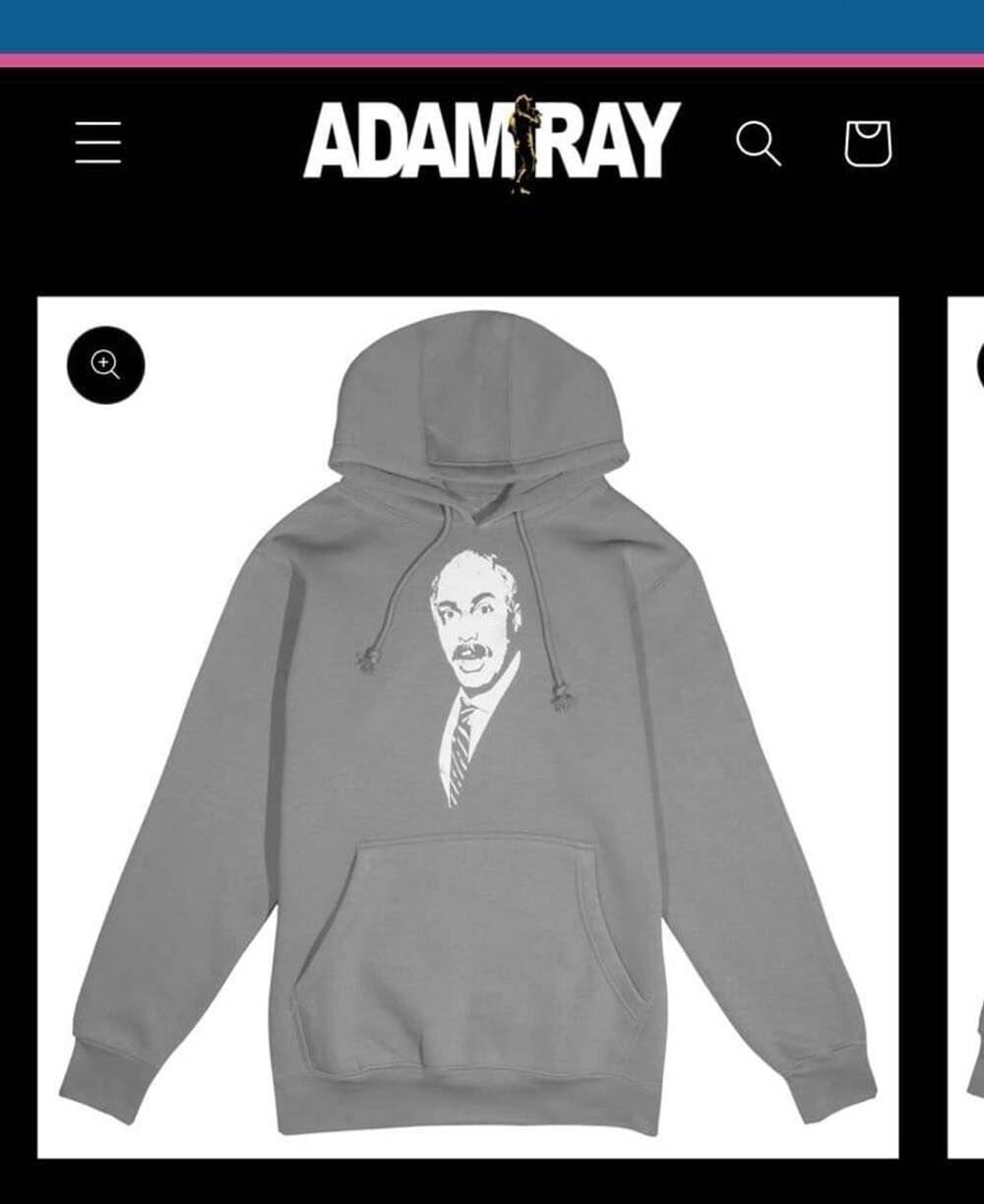 NWT Adam Ray Dr Phil We’ll Be Right Back Comedy Hoodie Gray Men’s Large
